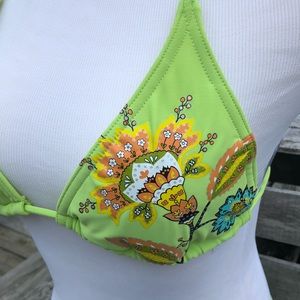Dippers Chartreuse Triangle Bikini SZ L! NEW!
